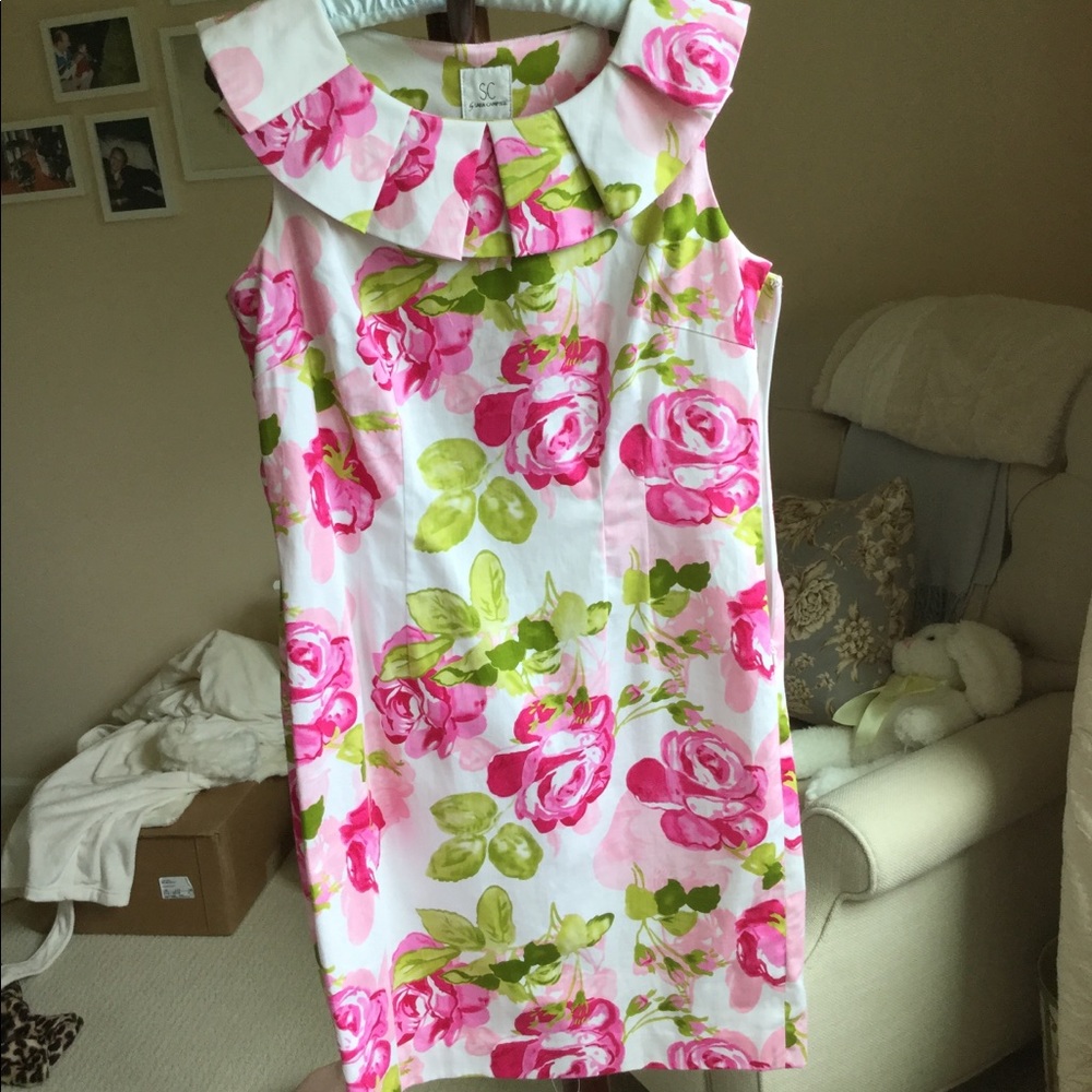 SC Sara Campbell floral sheath dress
